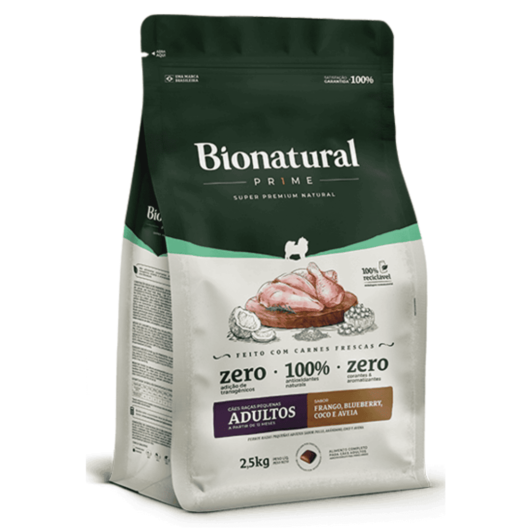 Bionatural RP Pollo Bionatural Prime Dog Perro Adulto Raza Pequeña Pollo 10 kg - Imagen 1