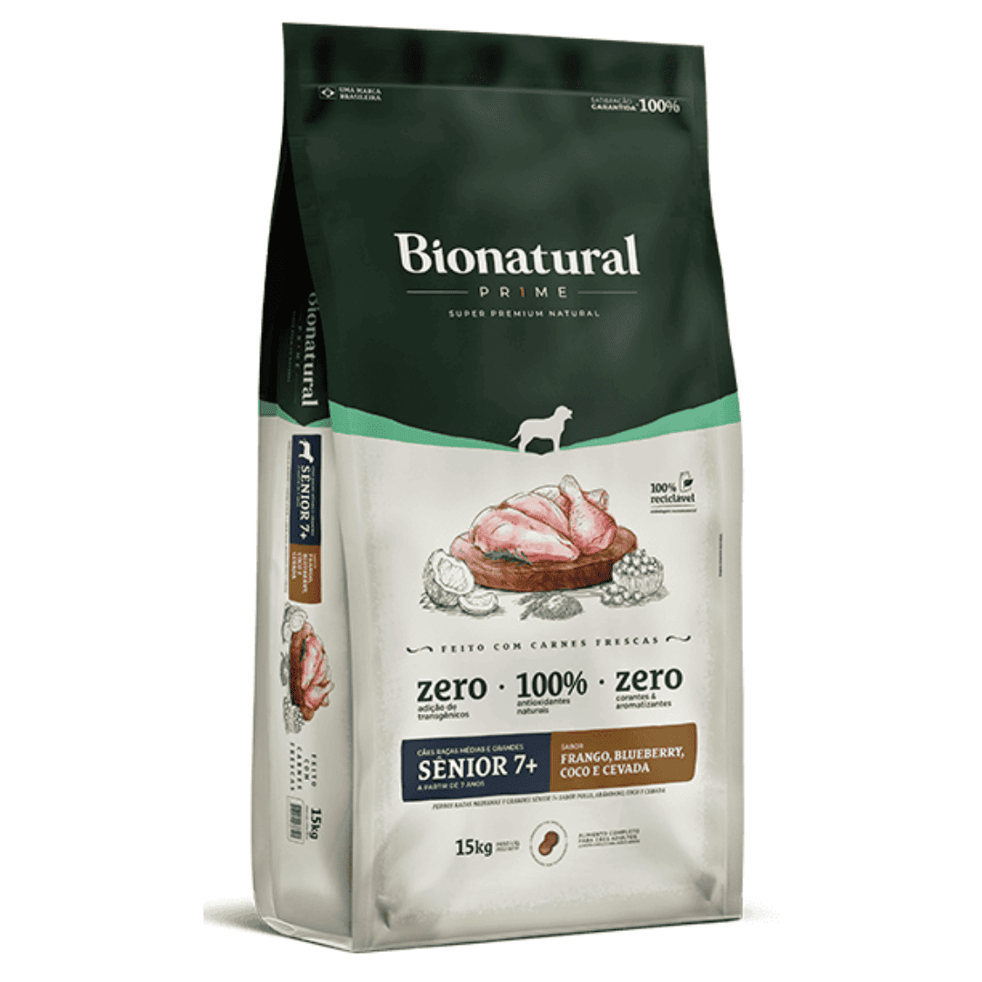 Bionatural Senior Bionatural Prime Dog Perro Senior 15 kg - Imagen 1
