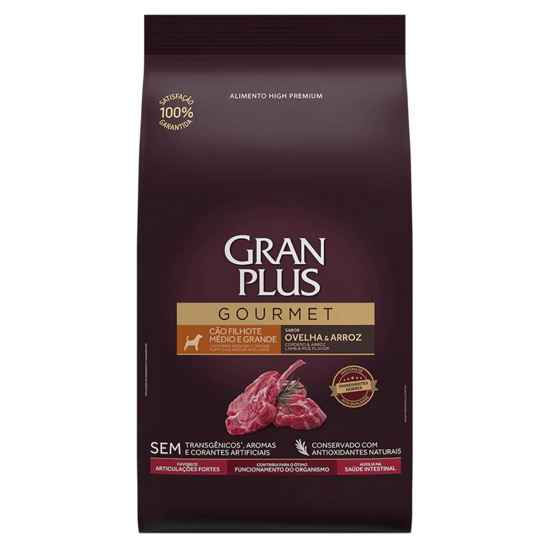 GP Gourmet Cordero Cachorro Gran Plus Gourmet Perro Cachorro Cordero 15 kg - Imagen 1
