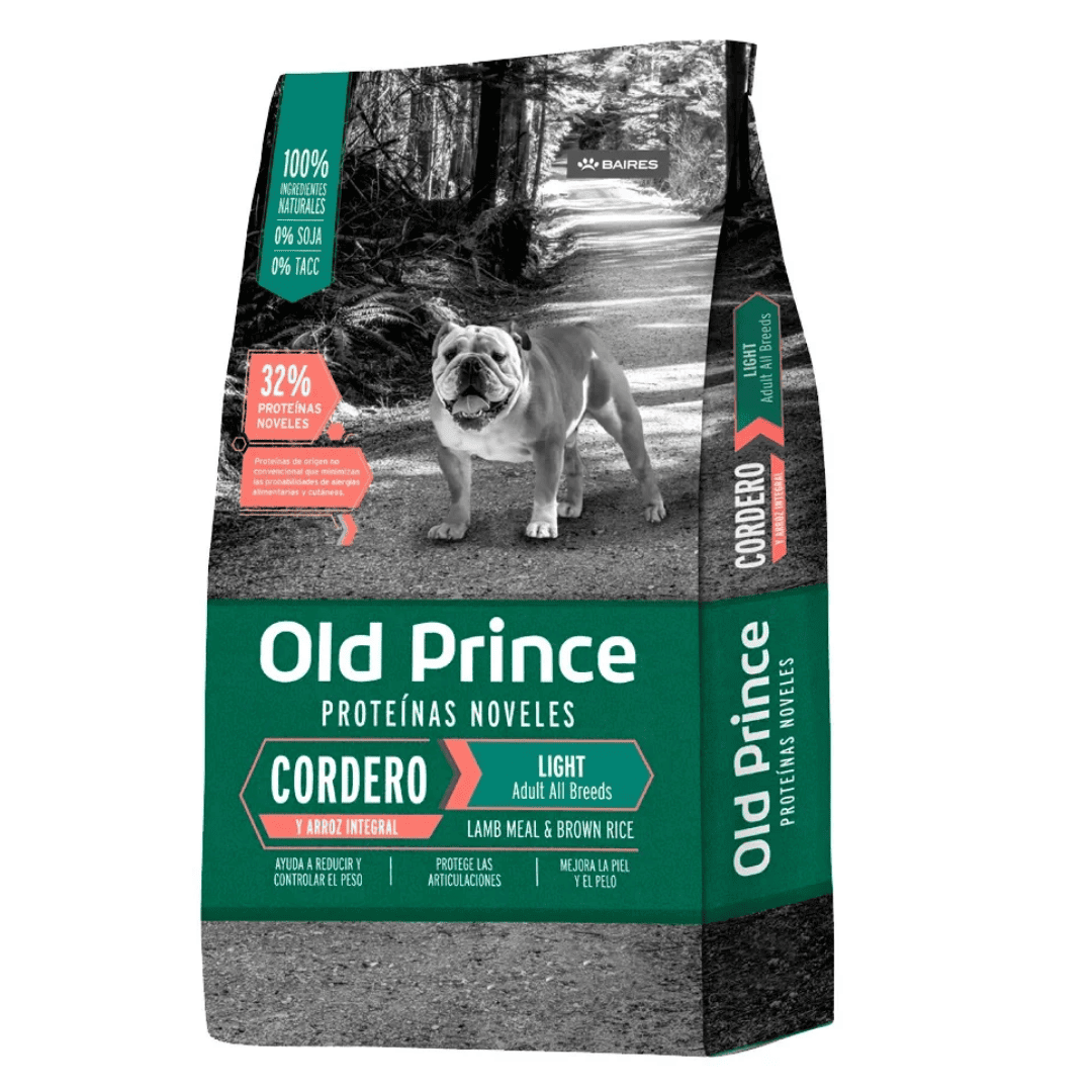 OP Light Old Prince Noveles Perro Adulto Light Cordero 15 kg - Imagen 1
