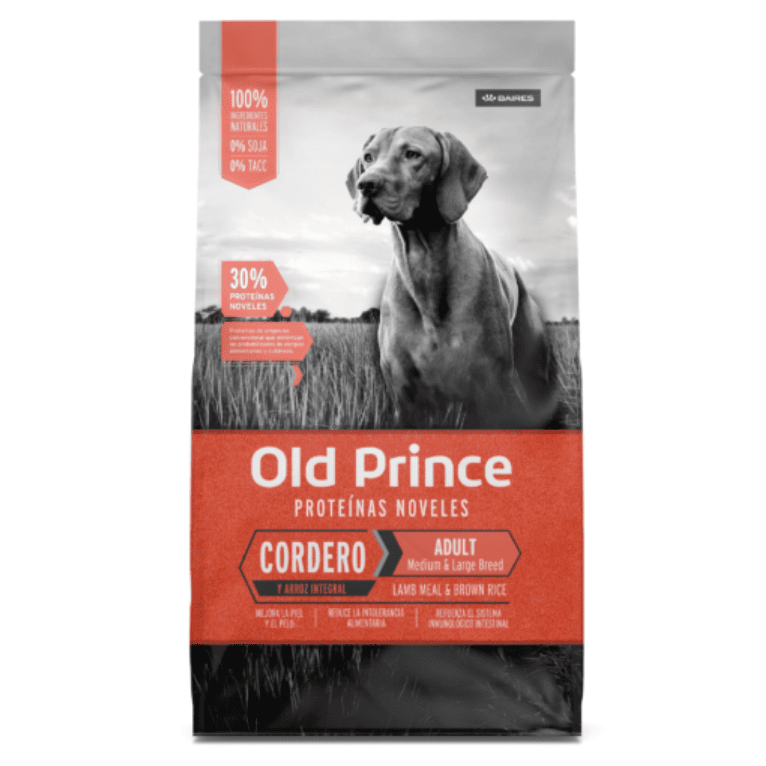 OP Novel Cordero Old Prince Noveles Perro Adulto Cordero 15+3 kg - Imagen 1
