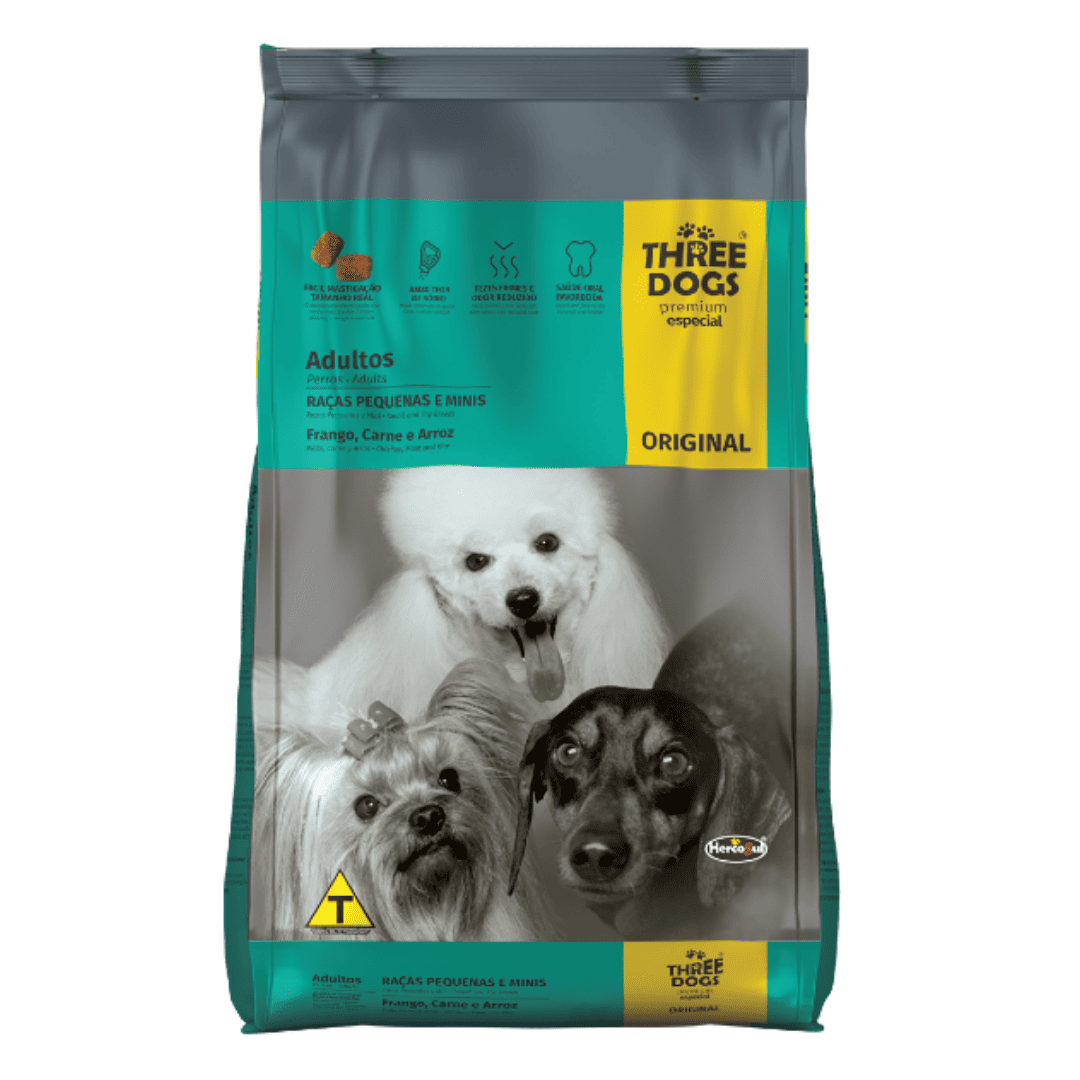 TD Original RP Three Dogs Original Perro Adulto Raza Pequeña 15 kg - Imagen 1